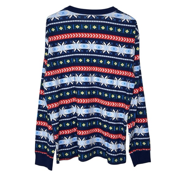 Hanna Andersson SCANDI SNOWFLAKE FAIR ISLE HOLIDAY Pajamas UNISEX XXL 2X Flannel - Picture 3 of 14